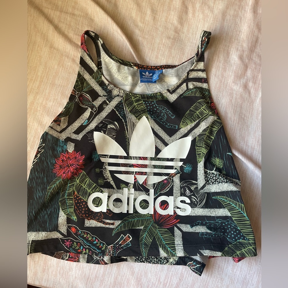Adidas crop top tank
